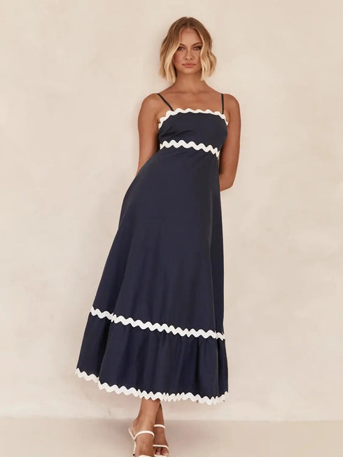 'Araceli' Spaghetti Strap Maxi Dress - Celes Fashion